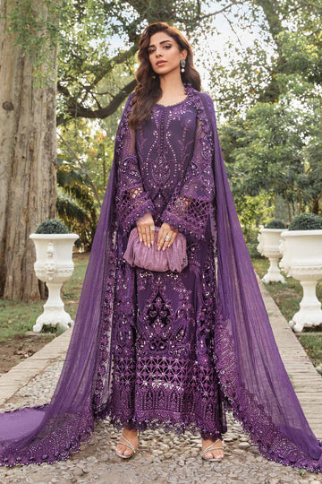 Embroidered Chiffon Suit
