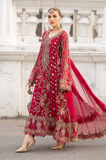 Embroidered Chiffon Suit