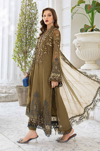 Embroidered Chiffon Suit