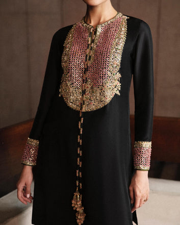 Embroidered Chiffon Suit