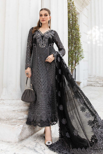 Embroidered Chiffon Suit