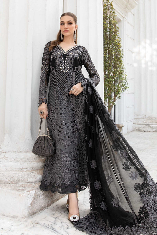 Embroidered Chiffon Suit
