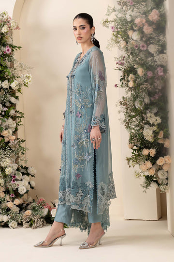 3 Piece Embroidered Chiffon Suit