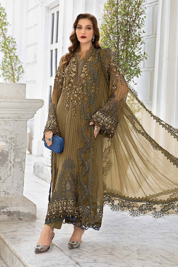 Embroidered Chiffon Suit