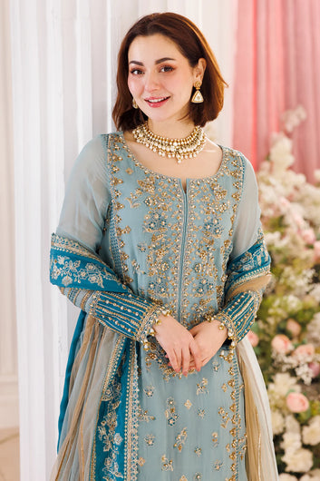 4-PC Charizma Unstitched Luxury Collection DJR6-05