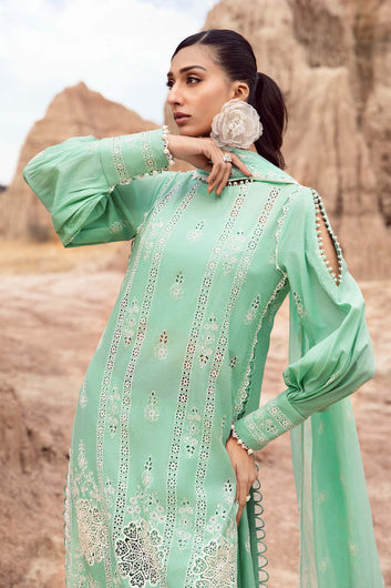 Embroidered Lawn Fabric (3Pcs) | LF-808