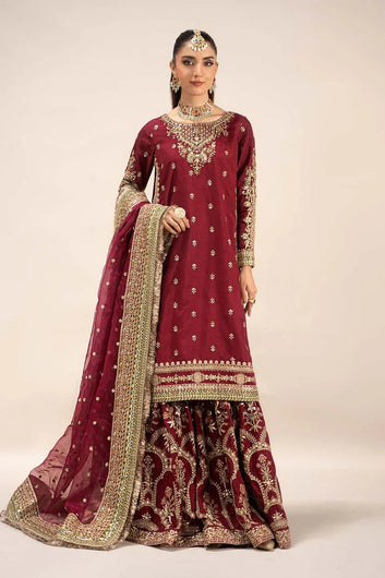 Maria B asmia maroon
