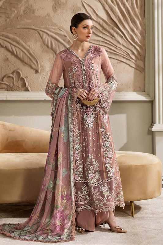 Blush Aura – Luxury Embroidered Chiffon 3-Piece